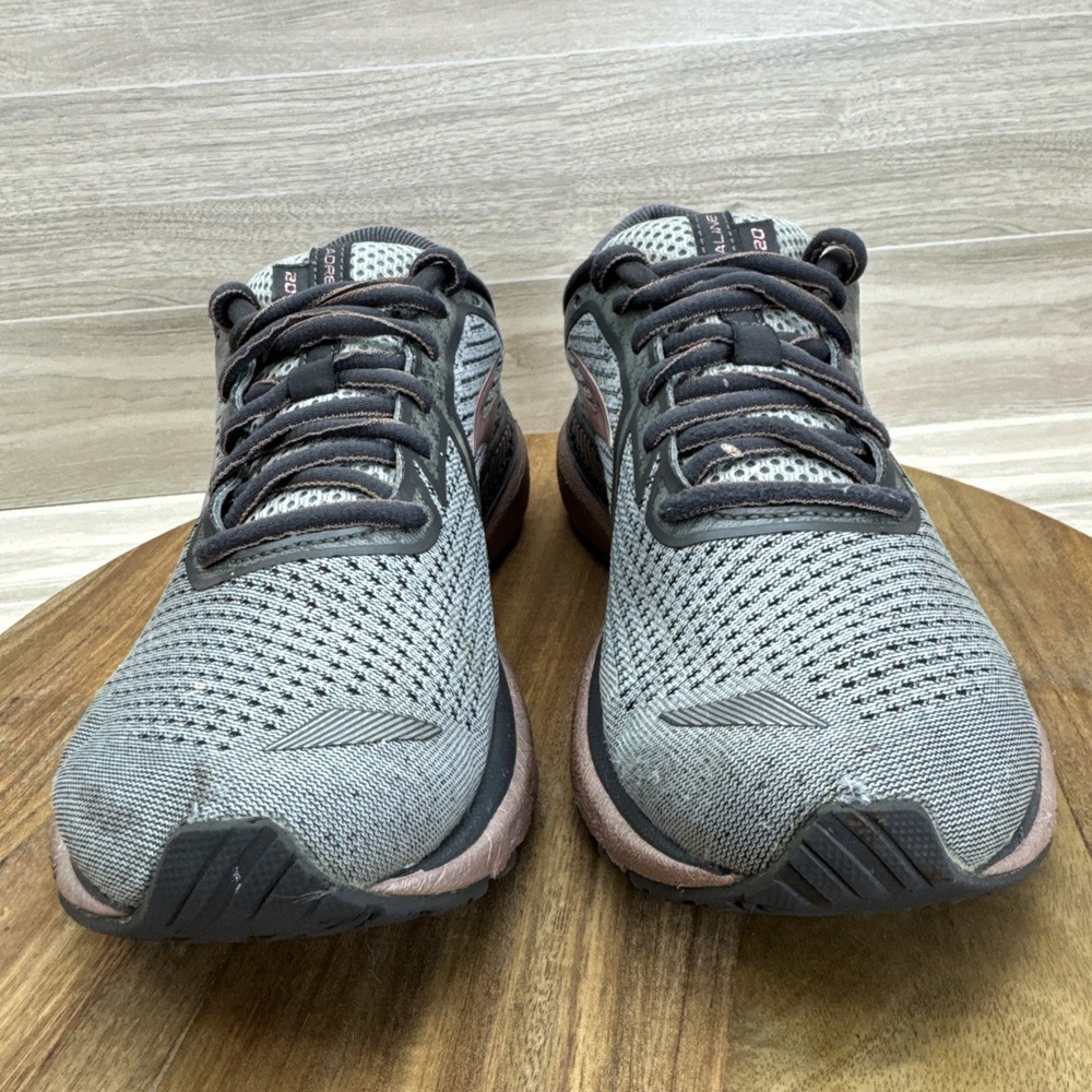 Brooks Adrenaline 20 Women's 9B GTS XX Gray/RoseAthletic Running Shoes Sneakers - Picture 3 of 9